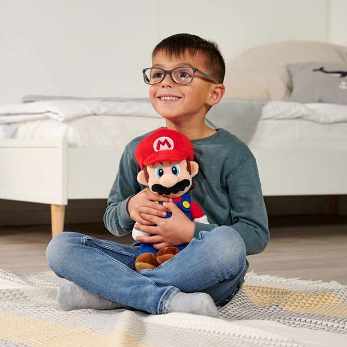 Peluche Mario Bros Azzurro